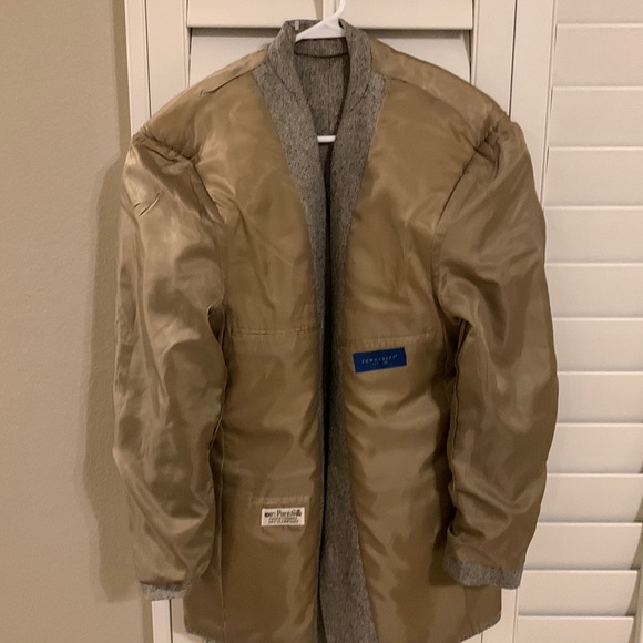 Towncraft size 40R mens blazer sports 100% silk 2 button clousre single vented - Picture 7 of 17